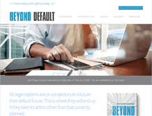 Tablet Screenshot of beyond-default.com